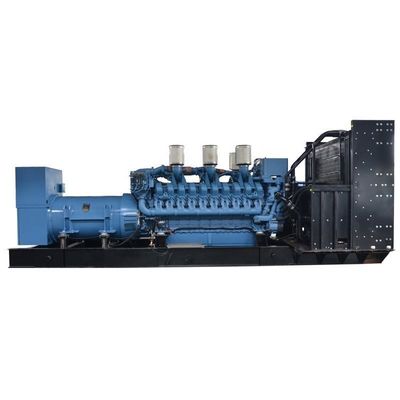 Générateur portable silencieux à courant alternatif monophasé de 10 kW avec moteur MTU et courant nominal de 20 A
